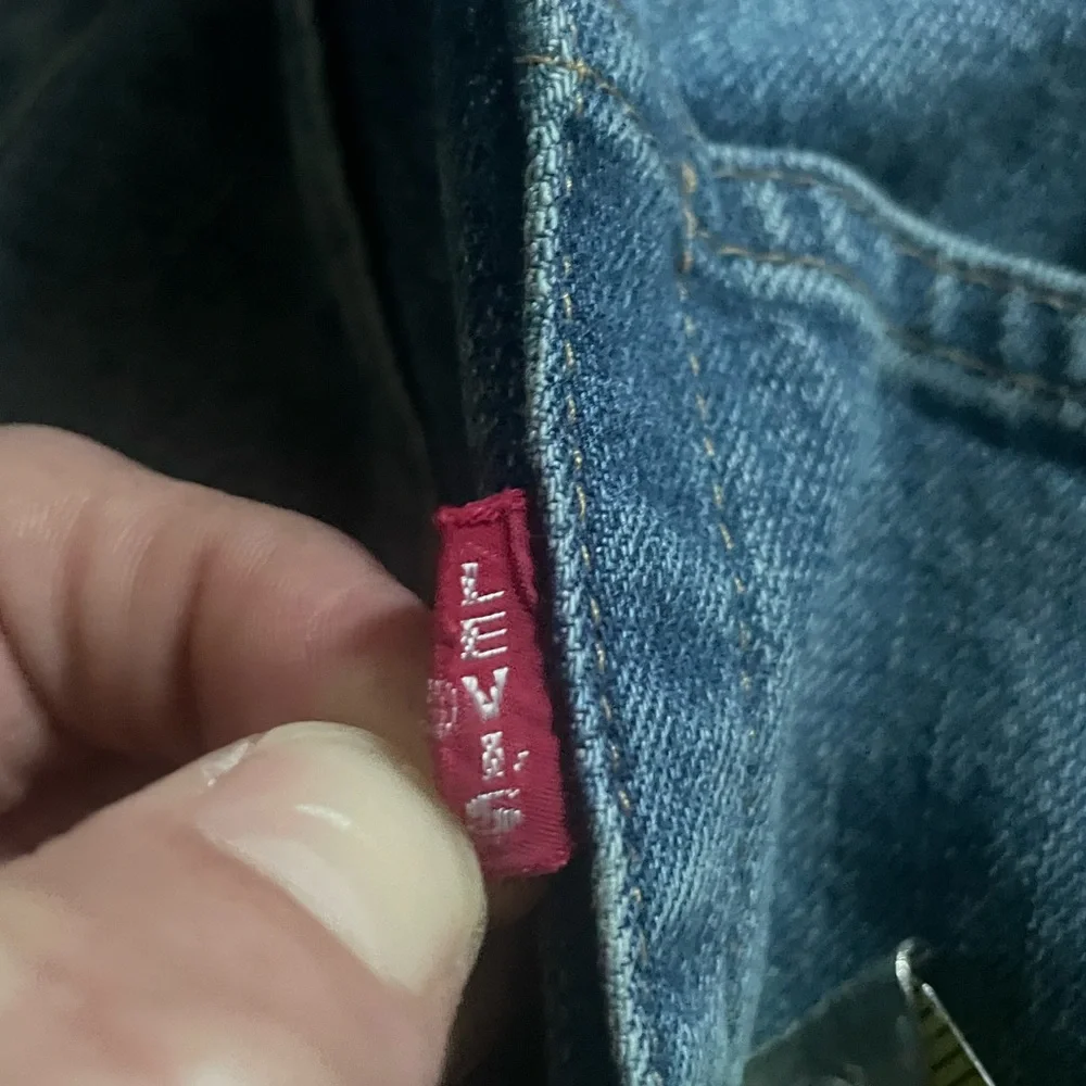 Retro Vintage 1960s Levi’s 505-0217 BIG E Jeans - 33x34, Made in USA, Blue Denim - Picture 4 of 8
